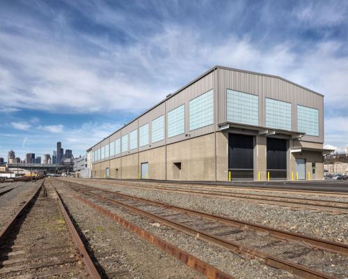 Amtrak Train Service Shop Exterior