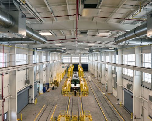 Amtrak Train Service Shop Interior