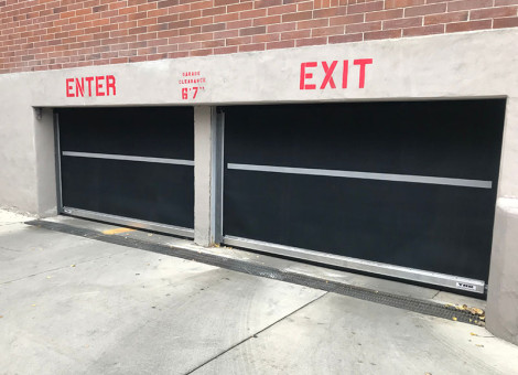 TNR Springless Low Headroom Industrial Door 